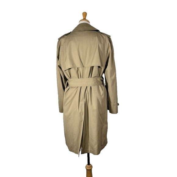 Marshall Field Company Mens‎ Trench Coat Fur Lined 38R - Picture 6 of 11